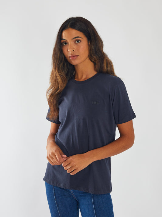 Jada Basic O Neck Navy Planet