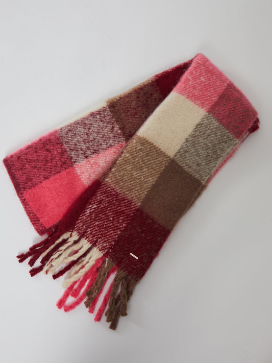 Scarlett Scarf Rose Candy Check