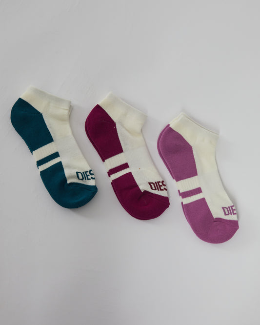 Makenzie Ankle Socks Raspberry/Rose/Alpine