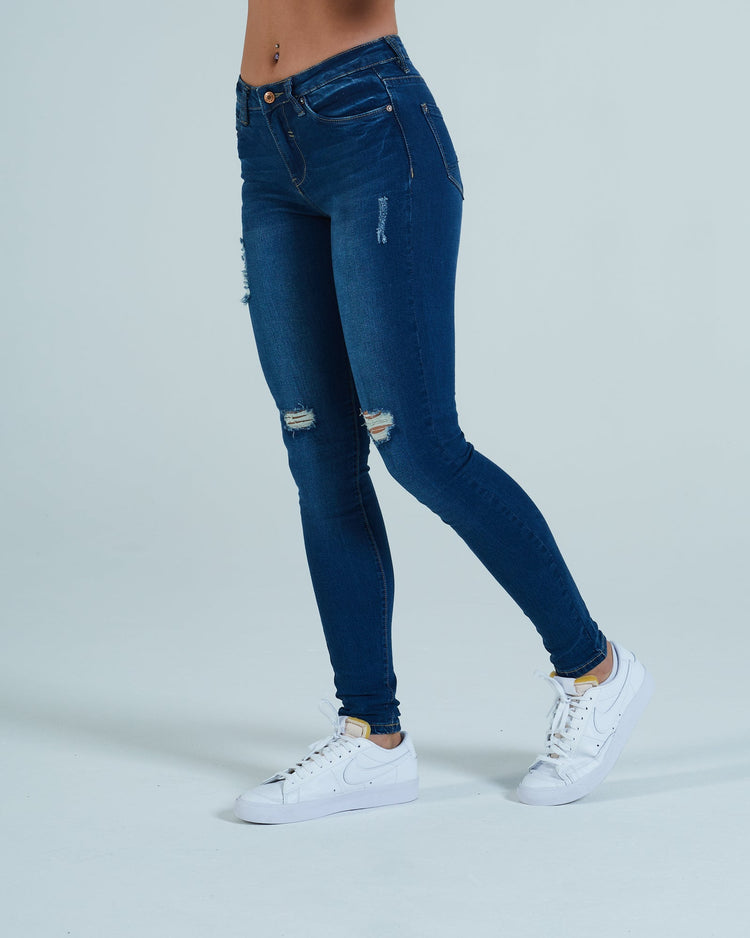 Carolina Classic Skinny Medium Blue