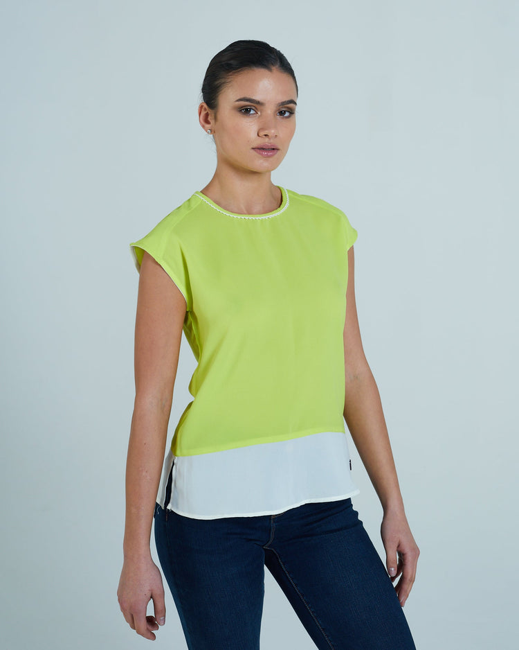 Alena Top Apple Green