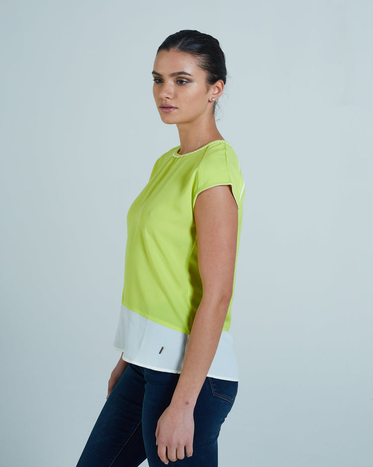 Alena Top Apple Green