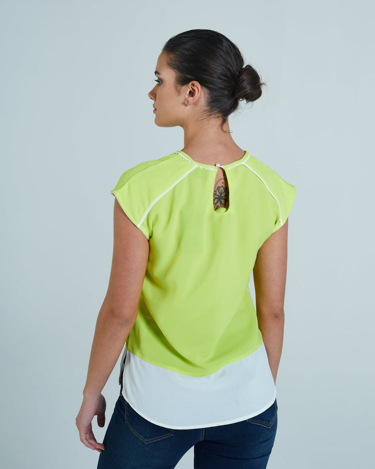 Alena Top Apple Green