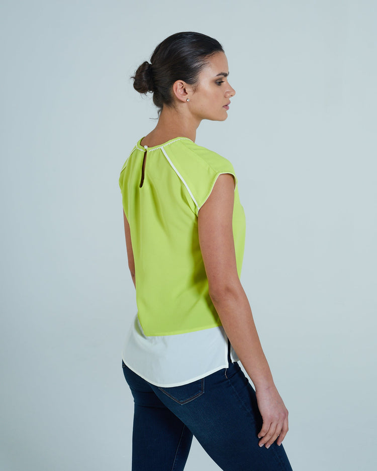 Alena Top Apple Green