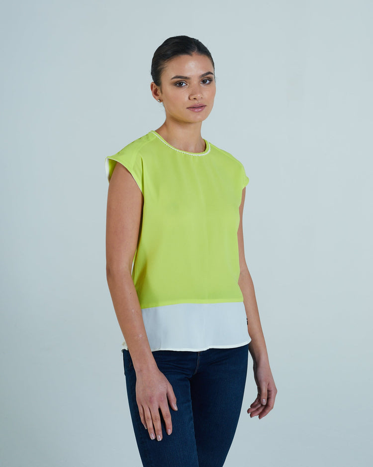 Alena Top Apple Green