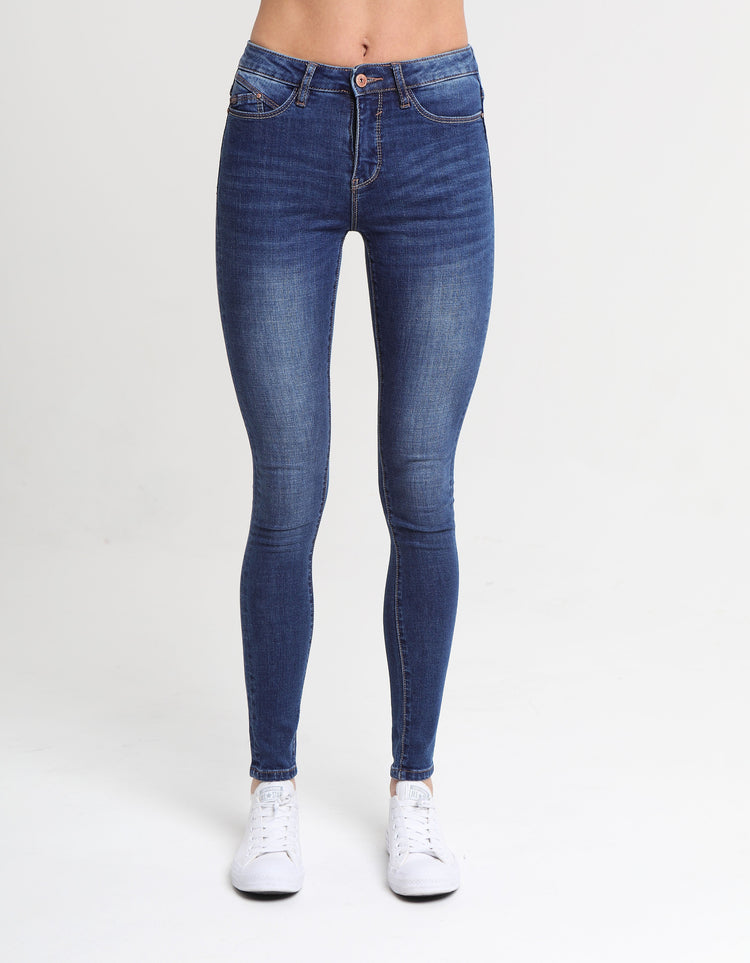 Carla Skinny Medium Blue