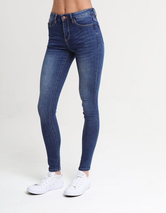 Carla Skinny Medium Blue