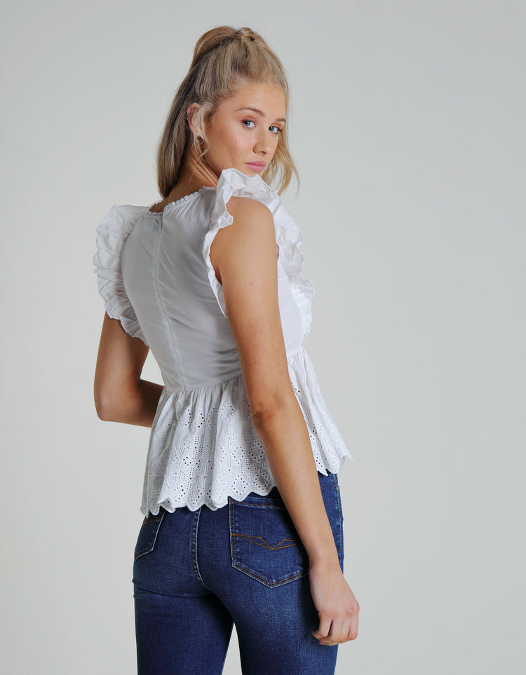 Stephanie Top White