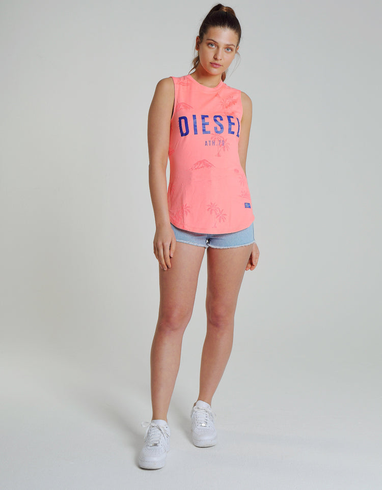 PALM VEST NEON PEACH