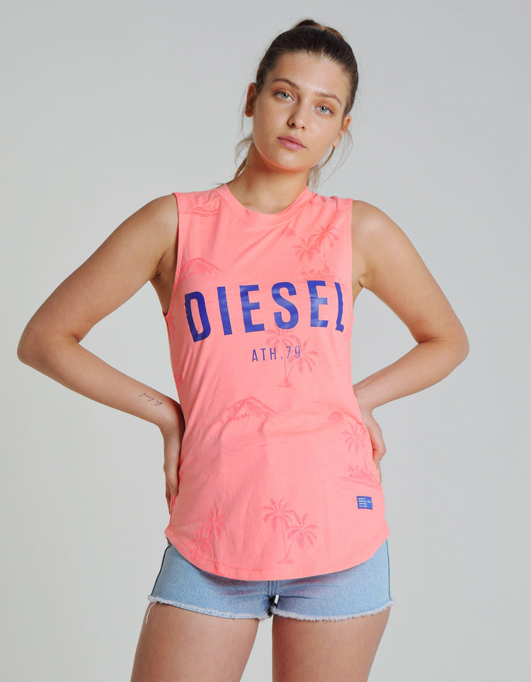 PALM VEST NEON PEACH