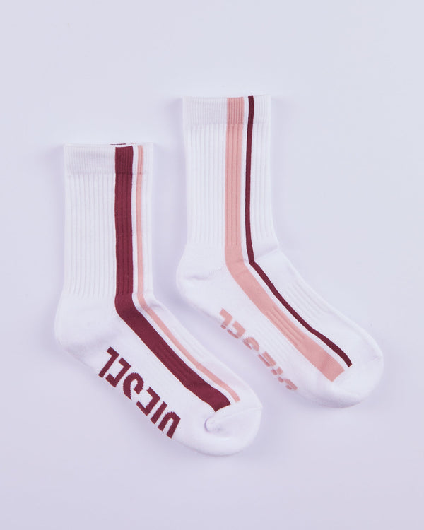 Piper Sock Pink Multi