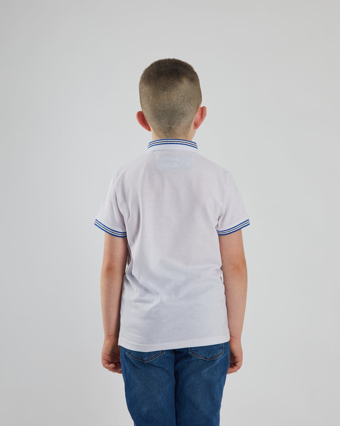 Lee Pique Polo White