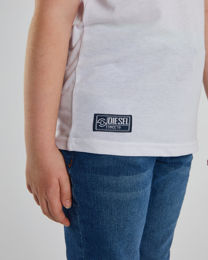 Lee Pique Polo White