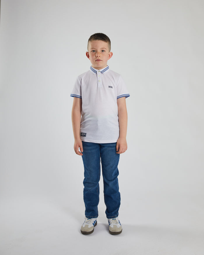 Lee Pique Polo White