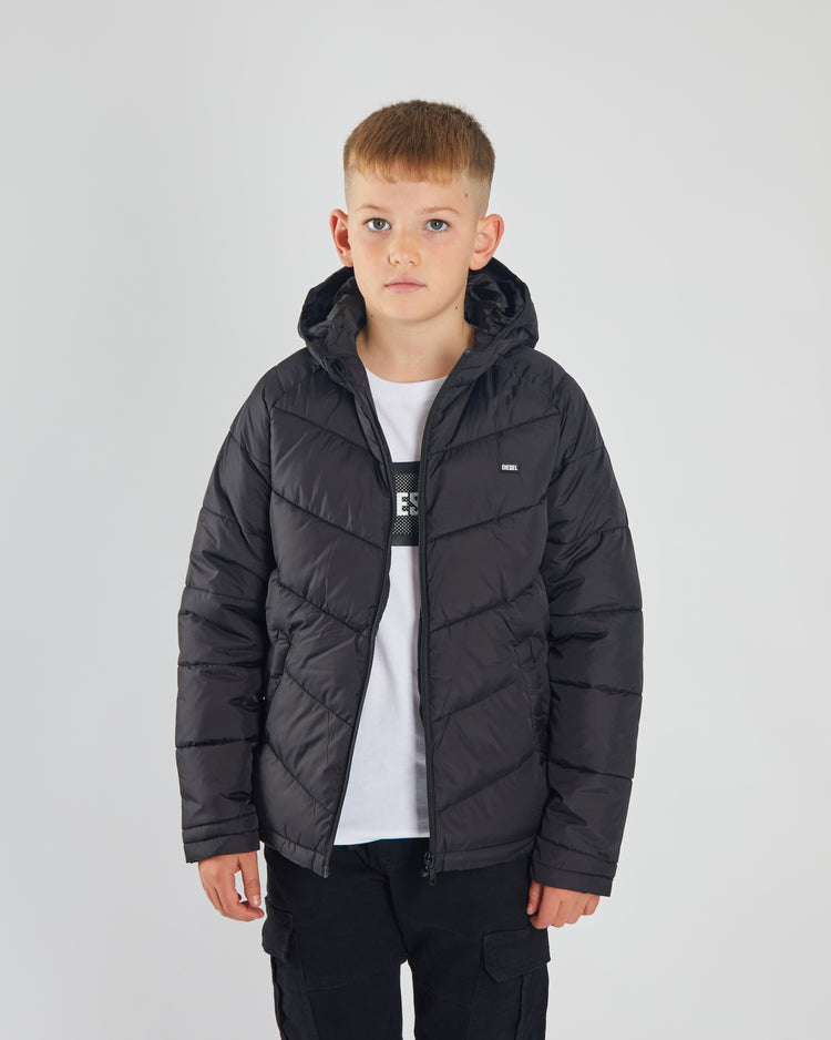 Leo Padded Jacket Black