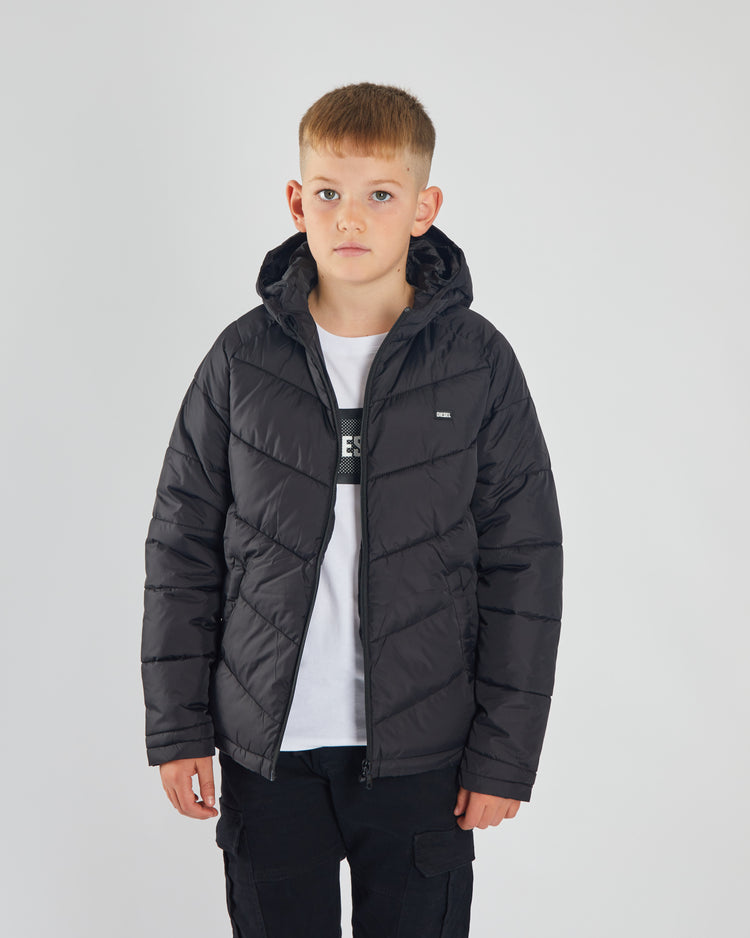 Leo Padded Jacket Black