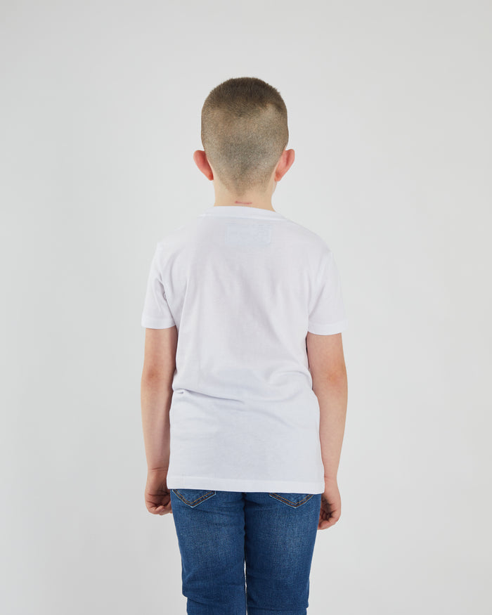 Tiver Tee White / Aqua