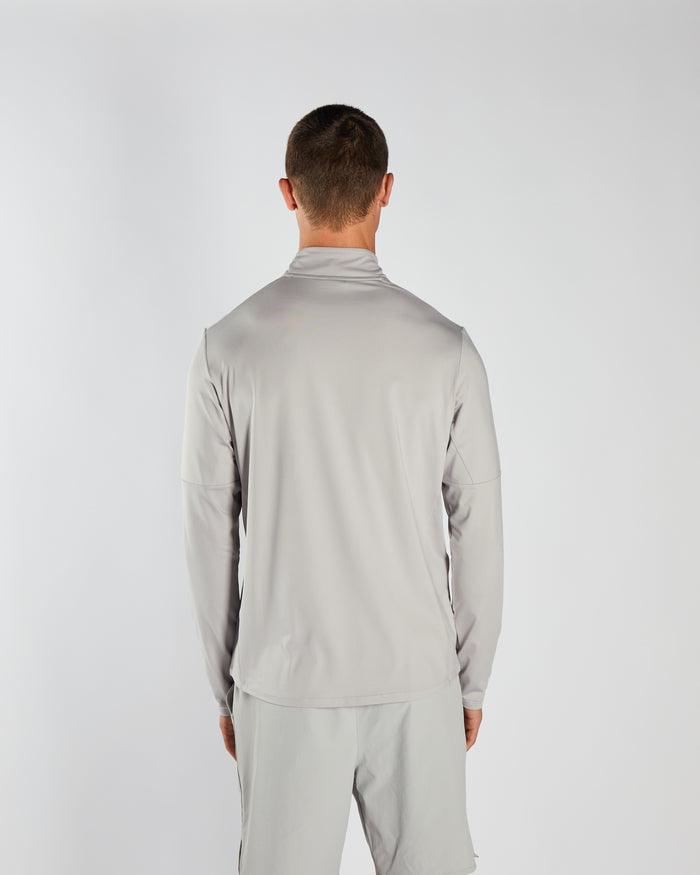 Ernest Half Zip Distant Grey