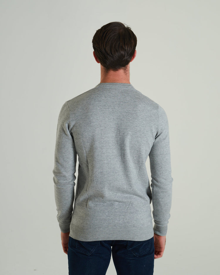 Tom V Neck Grey