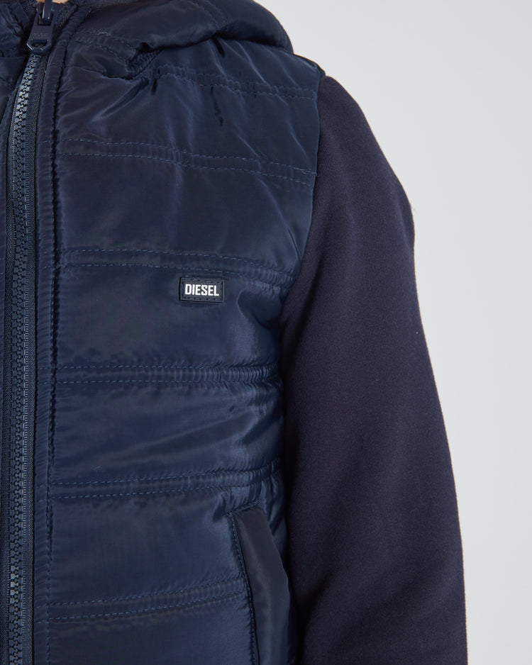 Todd Hybrid Jacket Navy