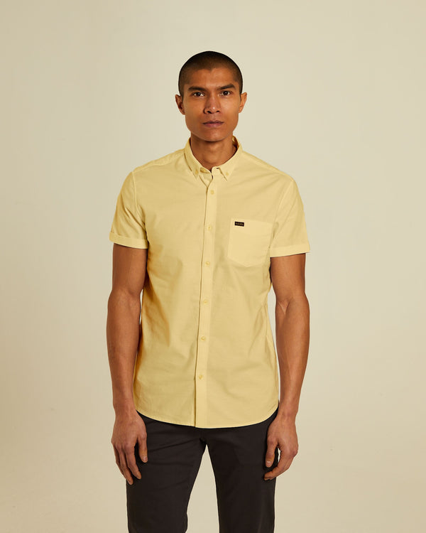 Rio Oxford Ss Shirt Lemon Sorbet
