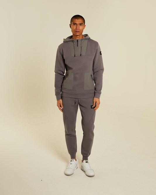 Abraham Half Zip Concrete