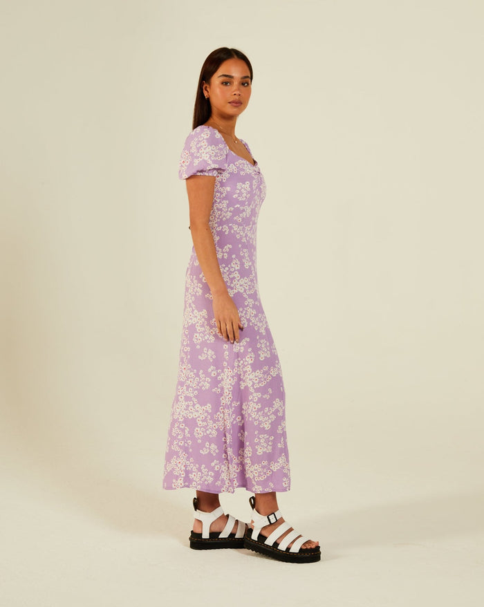 Astrid Dress Purple Rose