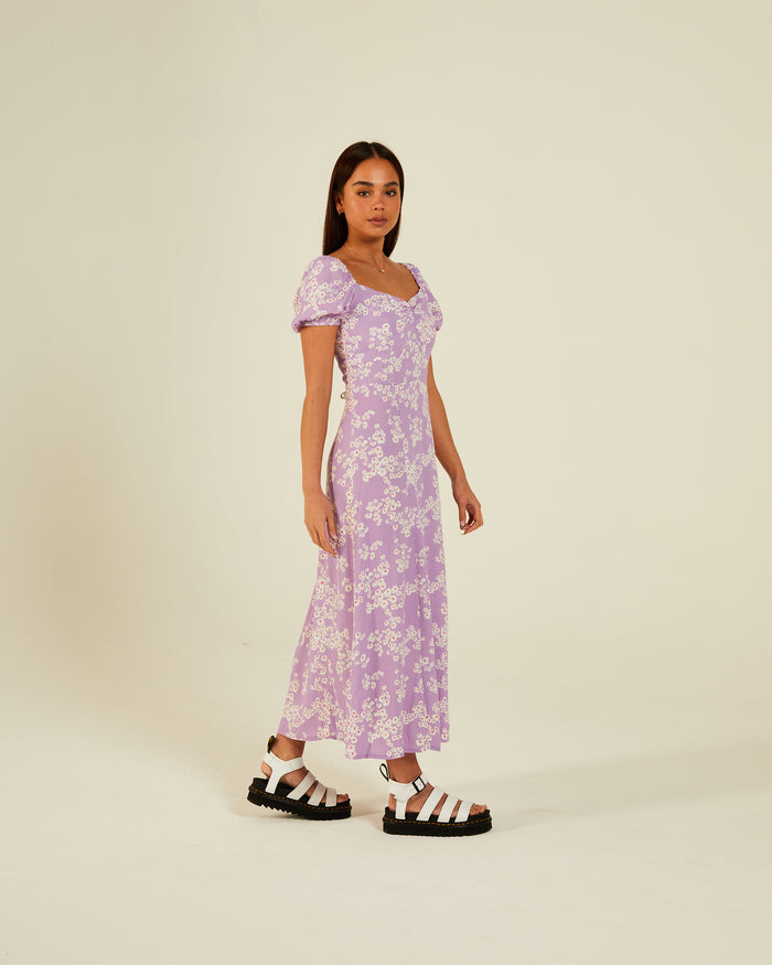 Astrid Dress Purple Rose