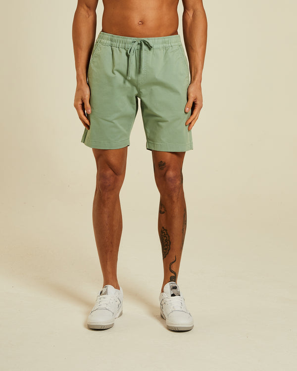 Barton Drawcord Short Surf Green