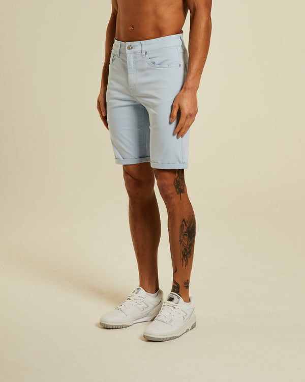 Beck 5 Pocket Short Blue
