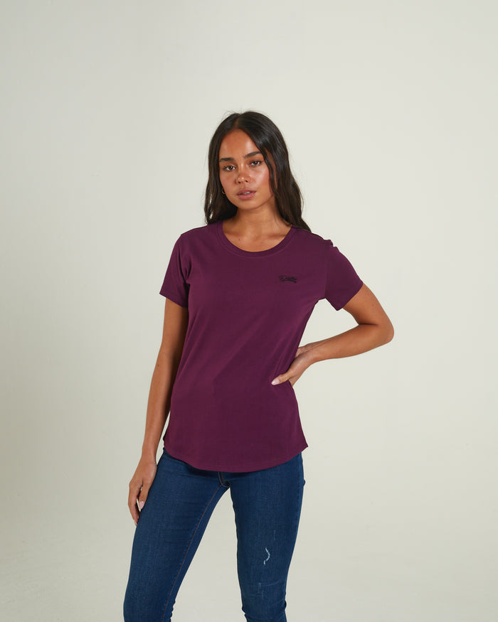 Cloda Basic T-Shirt Grape