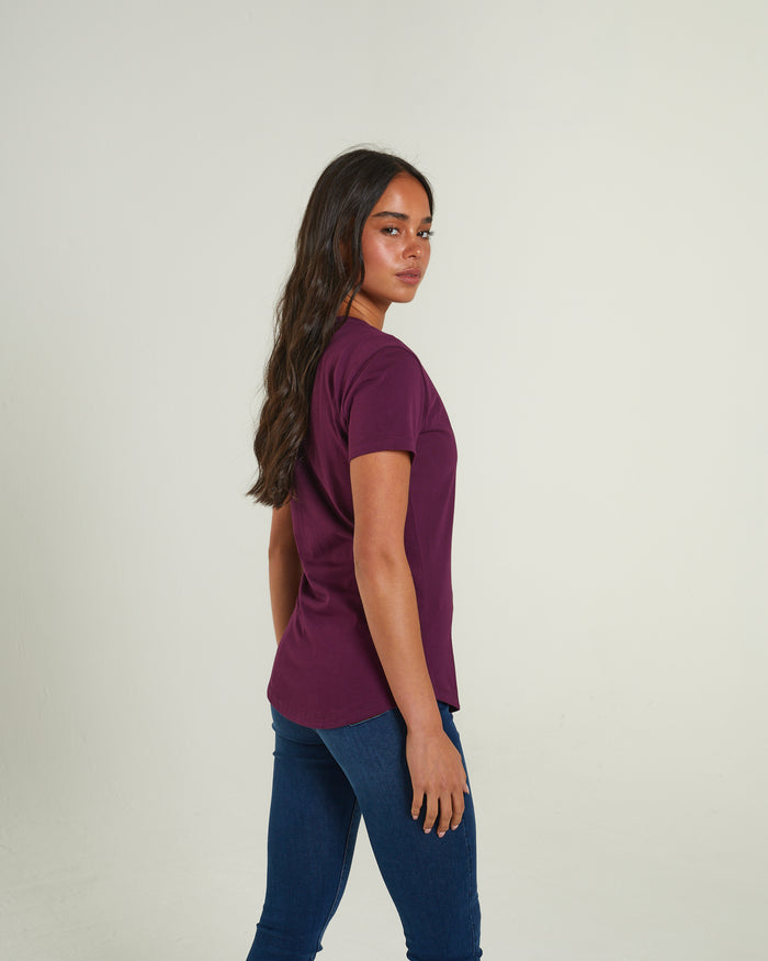 Cloda Basic T-Shirt Grape