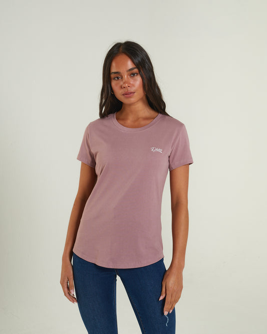 Cloda Basic T-Shirt Rosy Purple