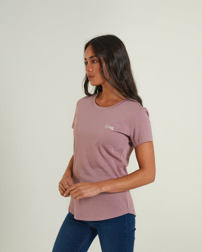 Cloda Basic T-Shirt Rosy Purple