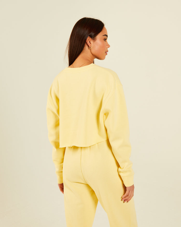 Christina Sweatshirt Soft Yellow