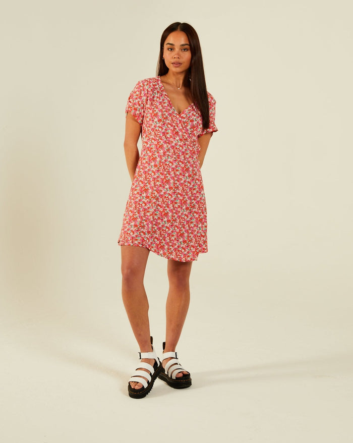 Coco Dress Pink Yarrow