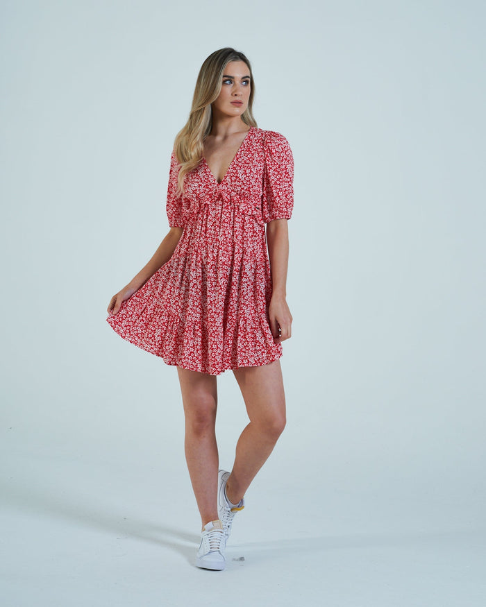 Hallie Dress Red