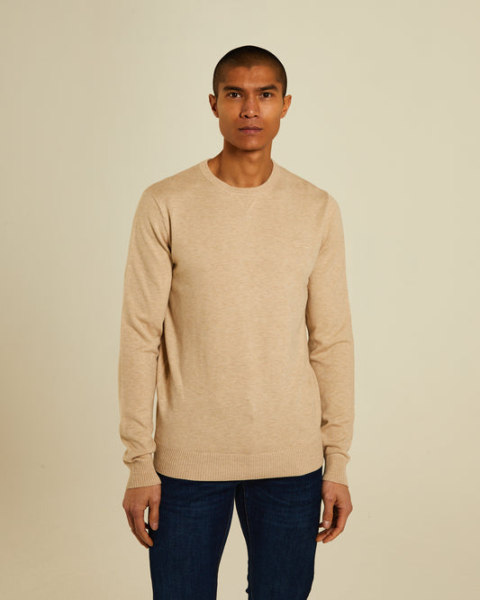Dylan Round Neck Almond Shell
