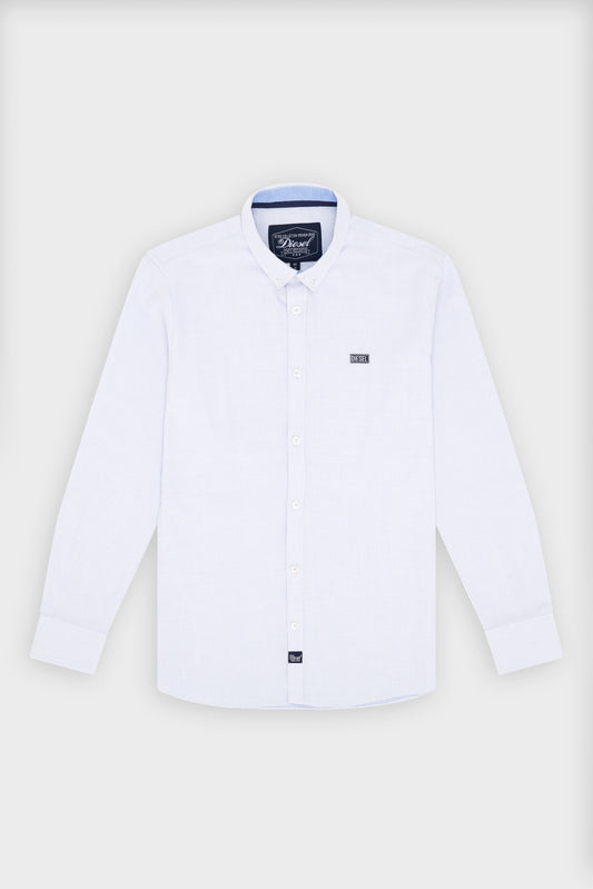 Busby Shirt White Fleck
