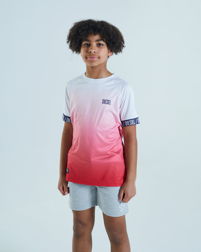 Farley Tee White / Red