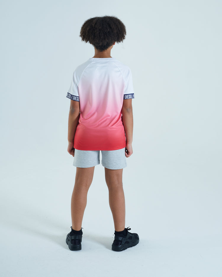 Farley Tee White / Red
