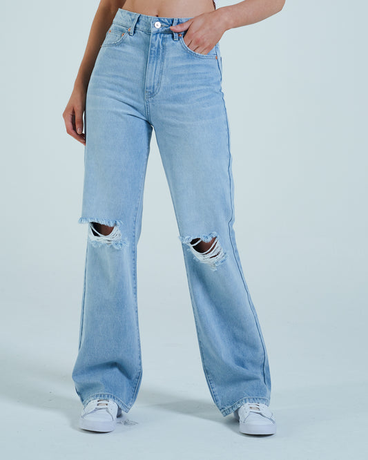 Cara Wide Leg Sky Blue