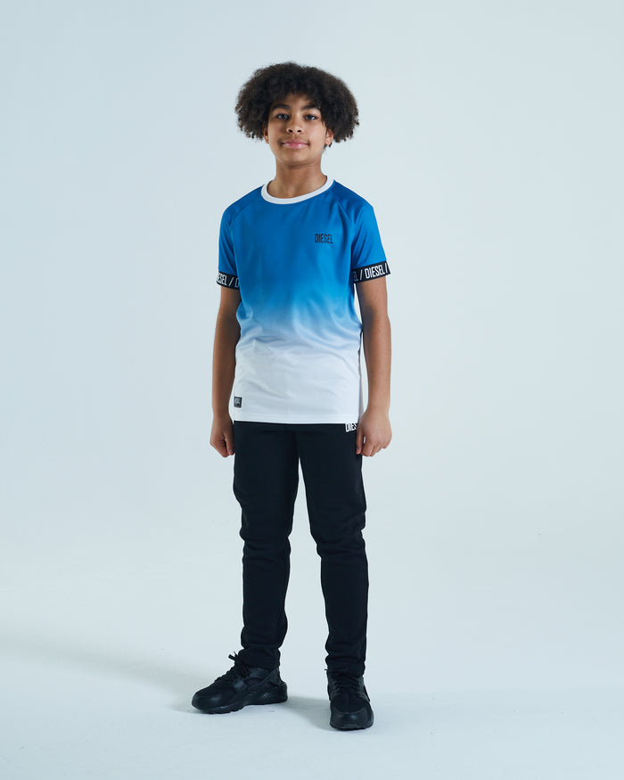 Jack Dip Dye Tee Sea Blue / White