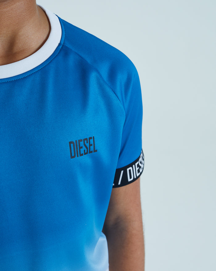 Jack Dip Dye Tee Sea Blue / White