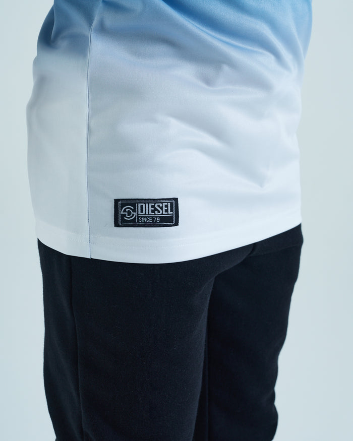 Jack Dip Dye Tee Sea Blue / White