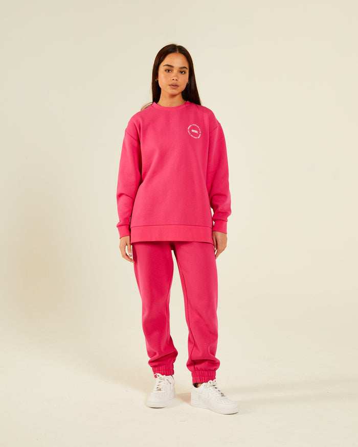 Lace Sweatshirt Pink Yarrow