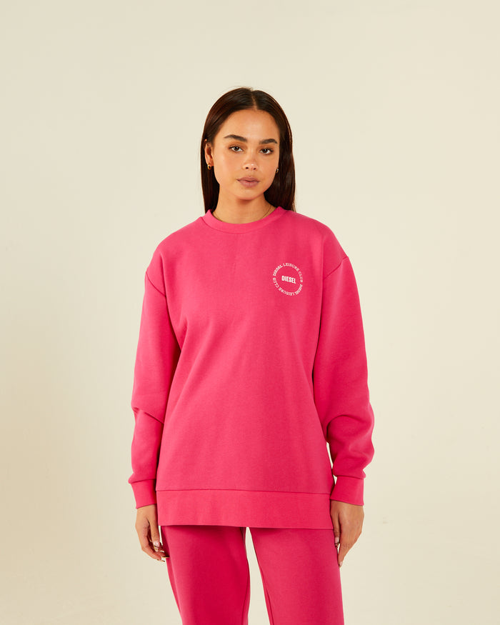 Lace Sweatshirt Pink Yarrow
