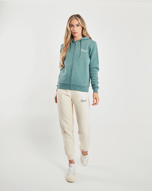 Marlene Zipper Hood Green Trail