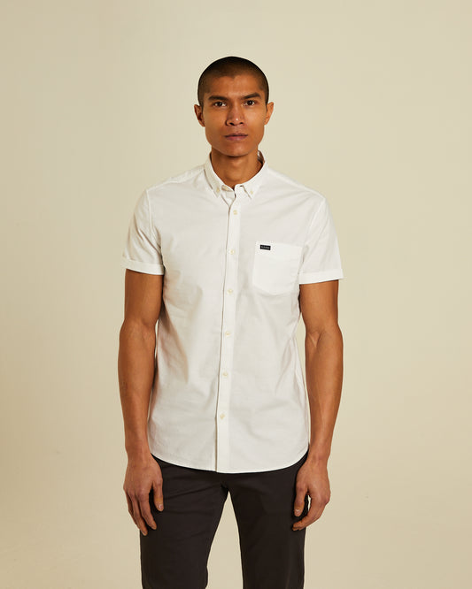 Rio Oxford Ss Shirt Optic White