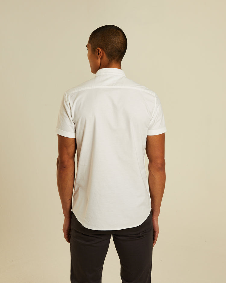 Rio Oxford Ss Shirt Optic White
